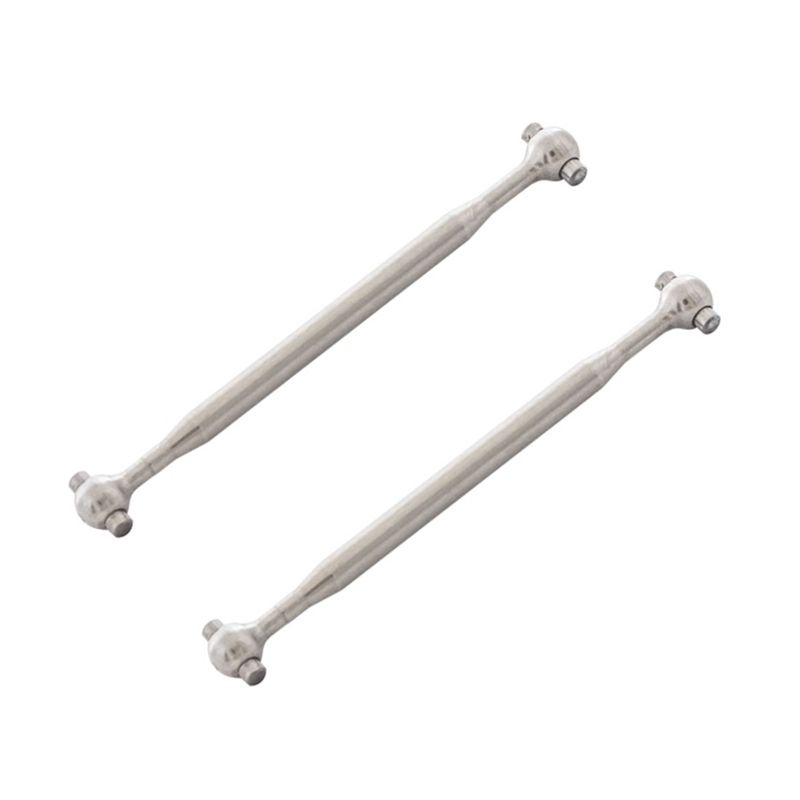 2Pcs Stainless Steel Metal Rear Dog Bone Drive Shaft for Losi 1/18 Mini-T 2.0 2WD Stadium RC Truck Car Upgrade Parts