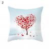 Heart Printing Soft lowslip lowcase Cover Valentine Day Home Decor