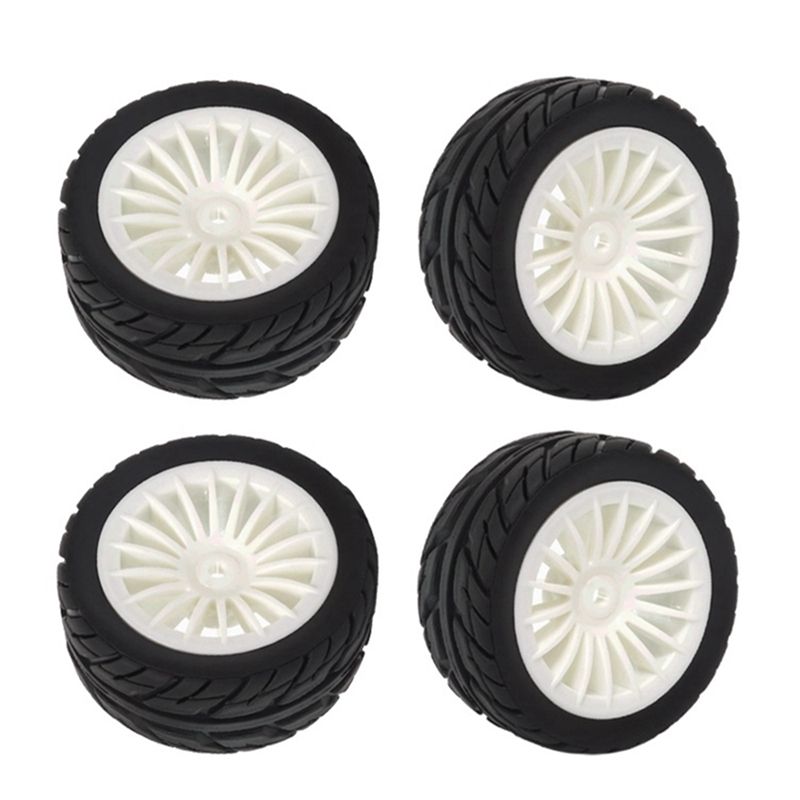 4Pcs Rubber Tires Tyre Wheel for SG1603 SG1604 SG 1603 UDIRC UD1601 UD1602 UD1603 UD1604 1/16 RC Car Upgrade Parts