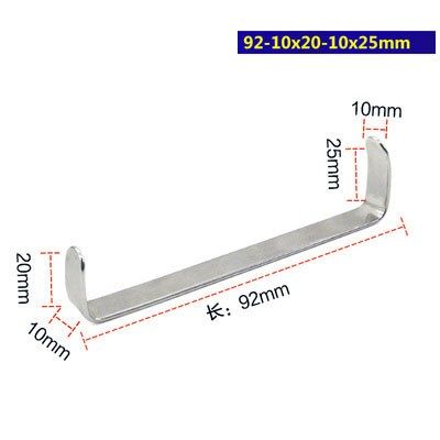 Cosmetic plastic dental instrument tool stainless steel thyroid double-headed right-angle plate tissue hook