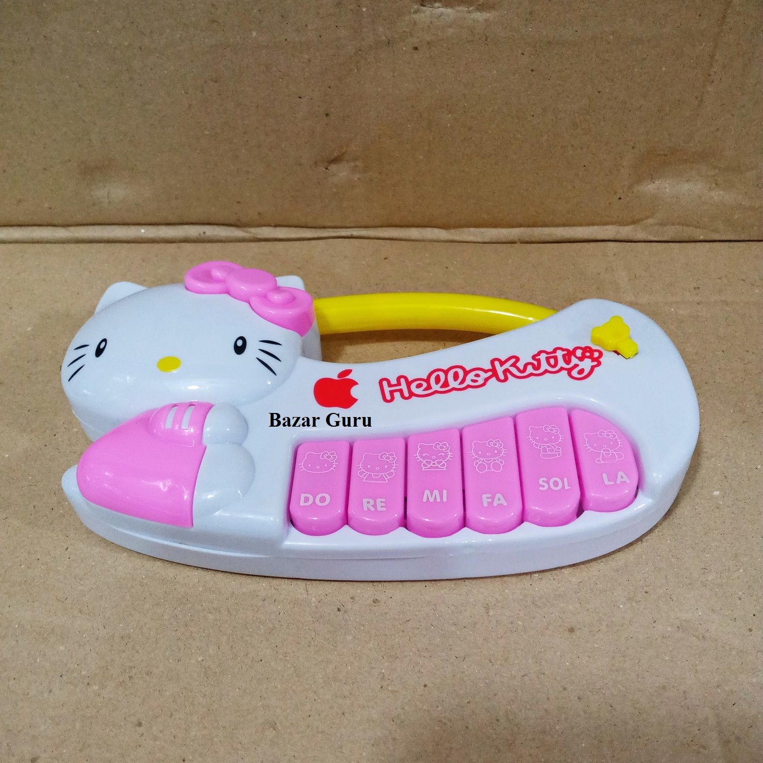 White Pink Piano Hello kitty-1 Piece