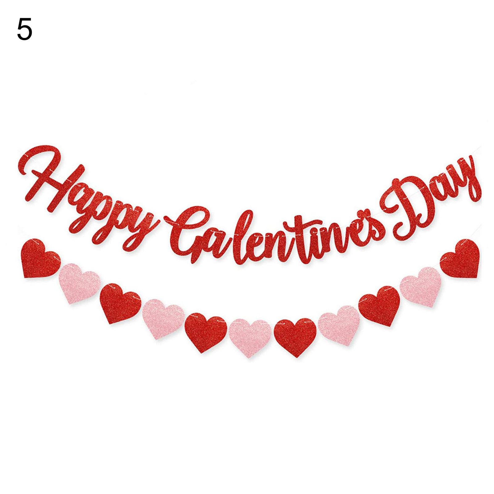 Valentine's Day Balloons Elastic Romantic Wide Application Paper Latex Valentines Balloons Banners for Party