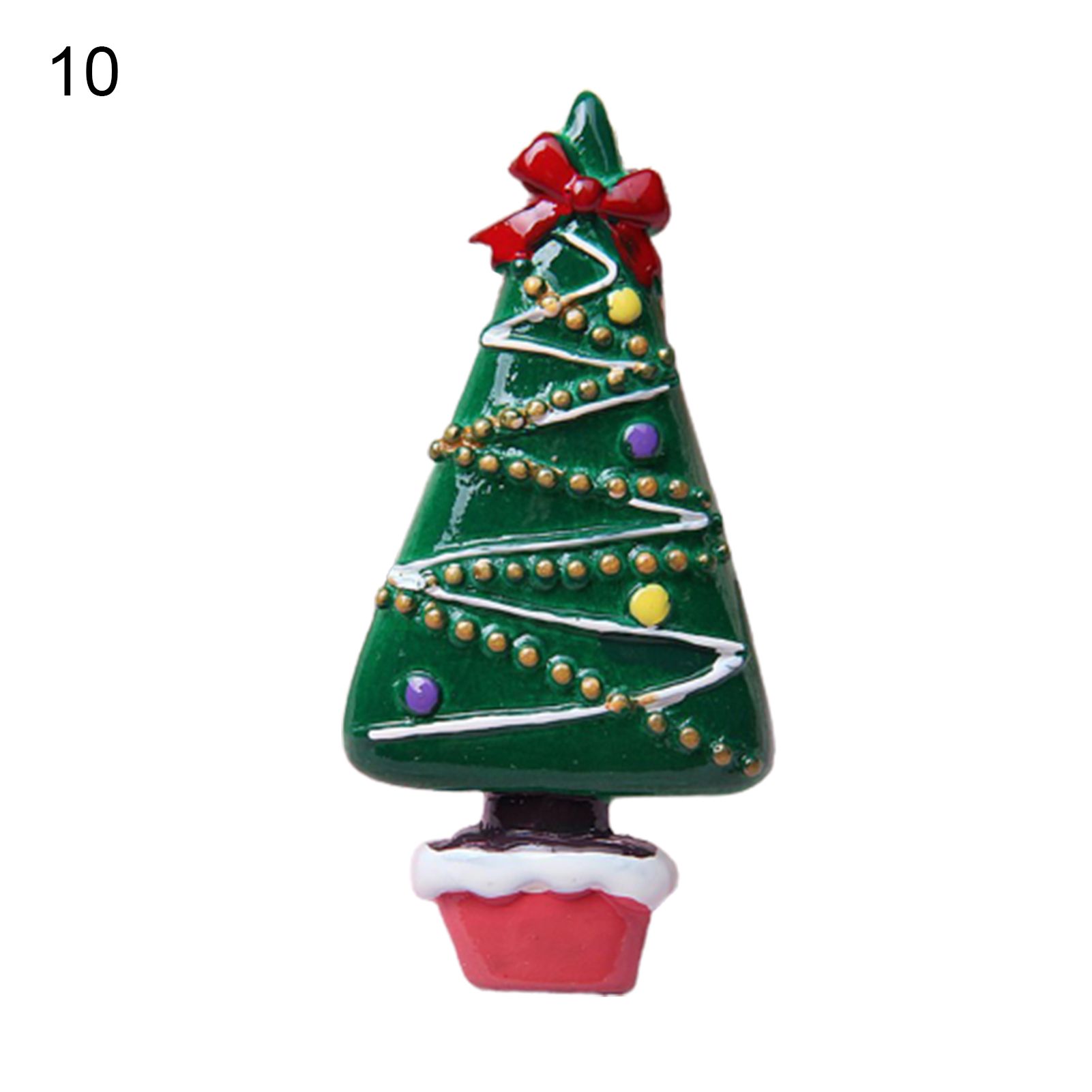 Mini Christmas Ornament Fine Workmanship Christmas Miniature Figurine Craft Making Decor