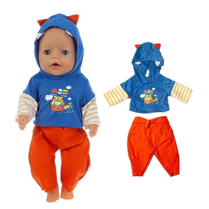 2020  Jumpsuits Fit For 43cm Baby Doll 17inch Born Doll Clothes