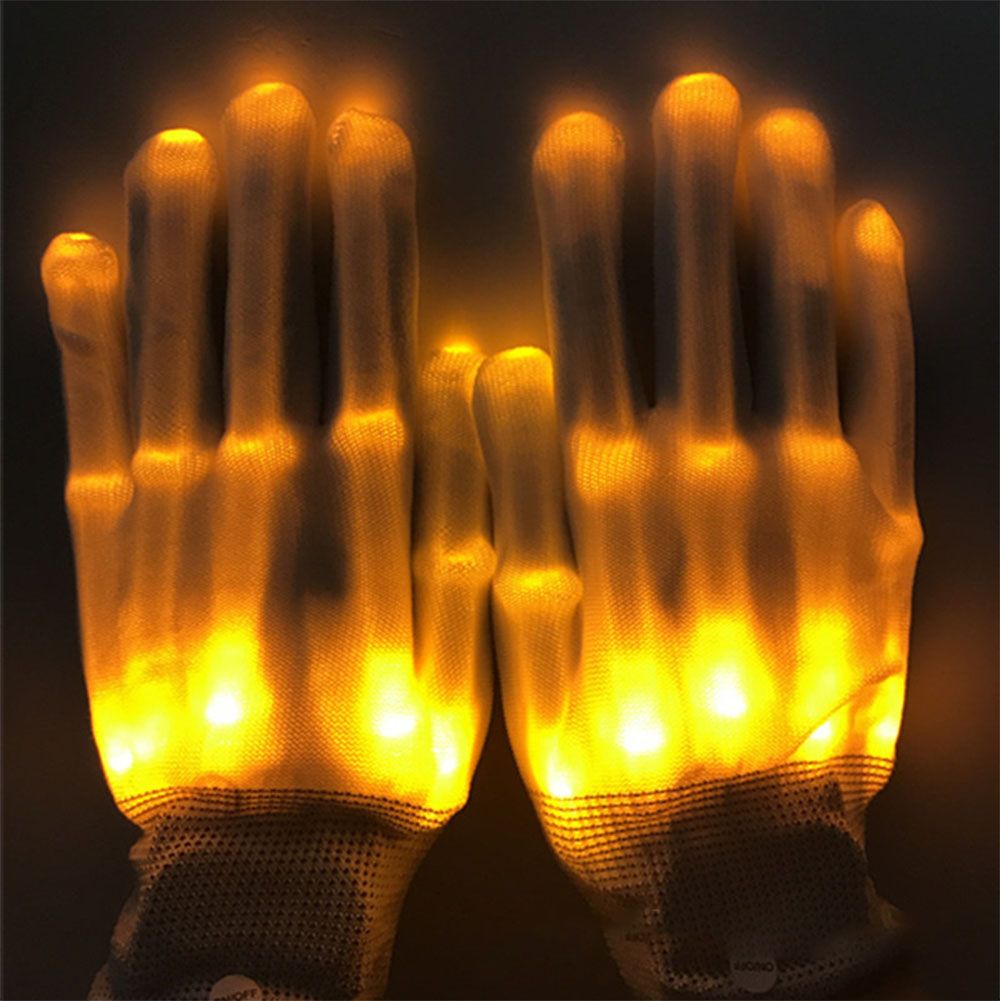 LED Color Changing Flashing Skeleton loves Novelty Halloween Costume Party Concert Prop