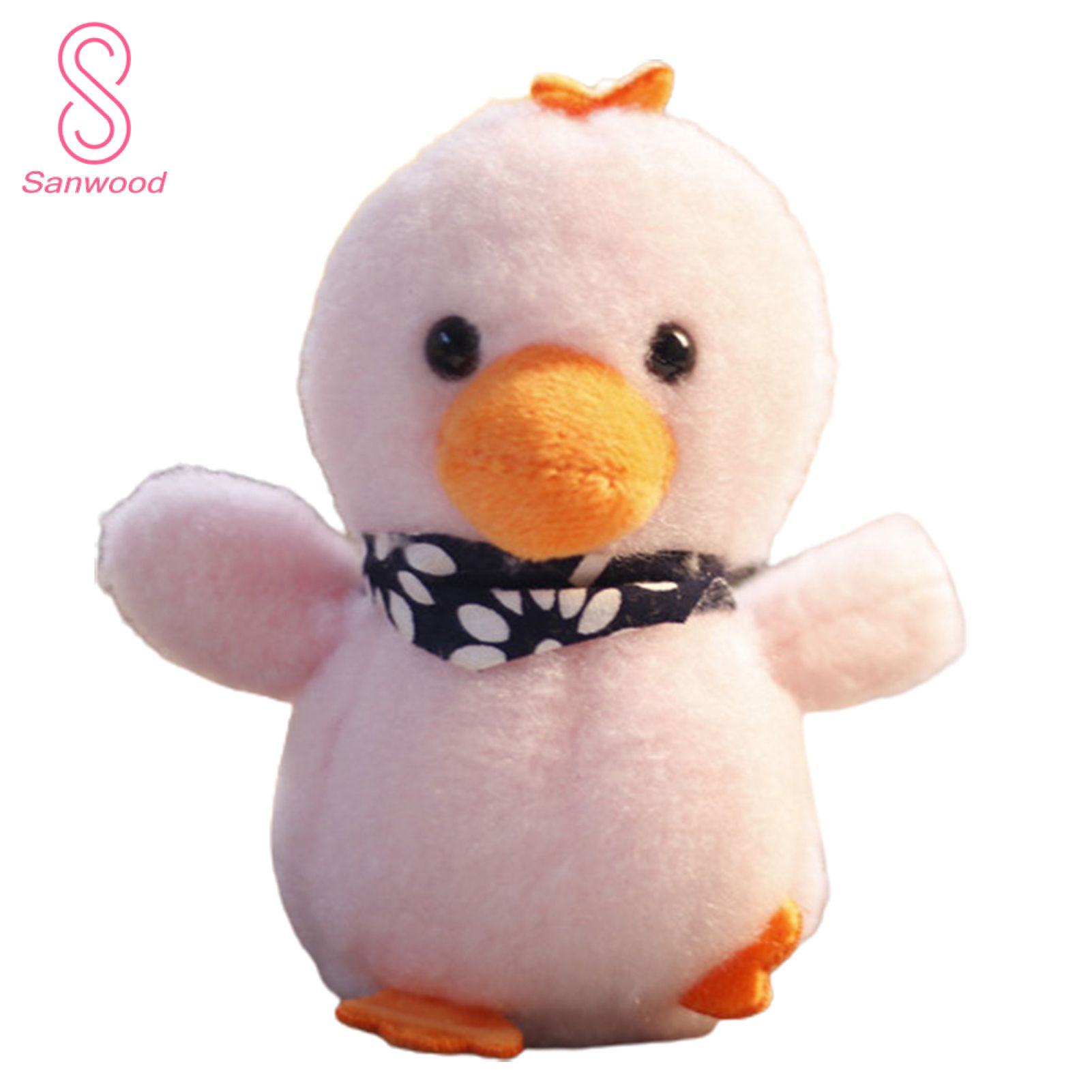 Plush Pendant Lovely Appearance Cute Chick Plush Toy Keyring