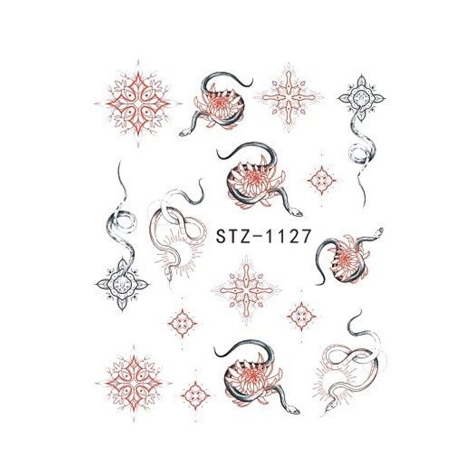 Angel Christian Nail Sticker Virgin Mary Cupid Cross Dragon Water Transfer Slider Letter Heaven Nail Design Decal SASTZ1114-1121