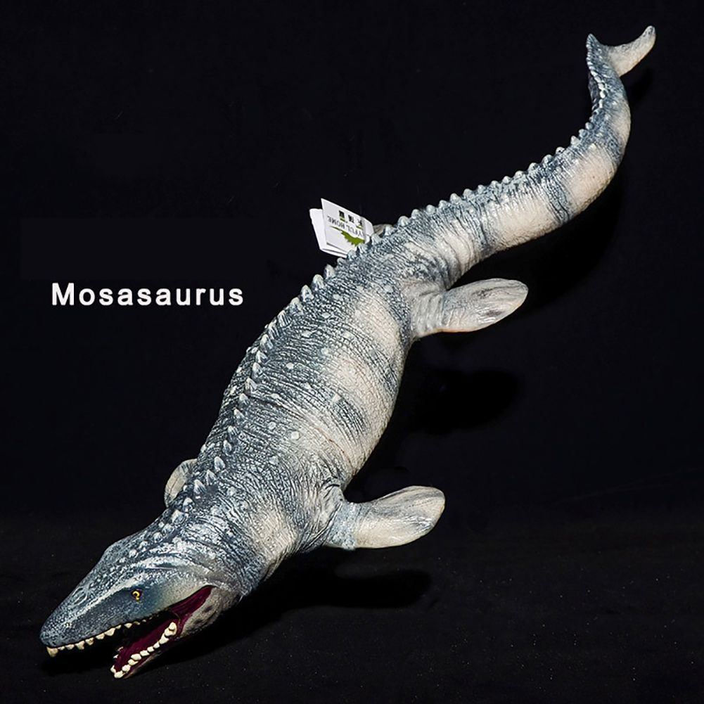 Simulation Mosasaurus Model Dinosaur Toy Action Figure Hand Painted Kids Gift