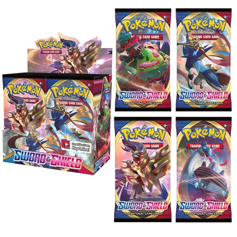 Pokemon cards 324 Stks/doos Pokemon Tcg Zwaard & Schild 36 Pack Pokemon Kaarten Verzamelen Speelgoed