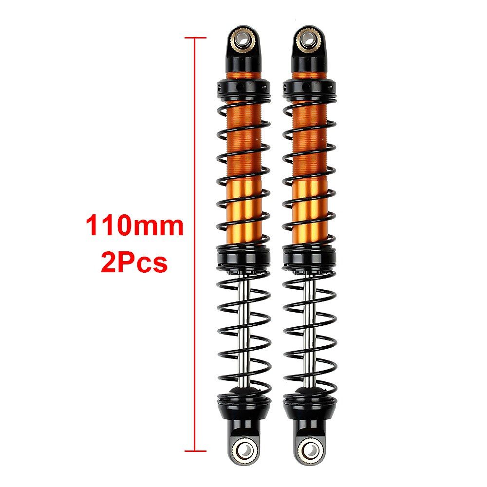 2PCS 4PCS Metal Shock Absorber Oil Adjustable Damper for 1/10 RC Rock Crawler Axial SCX10 90046 AXI03007 Traxxas TRX4