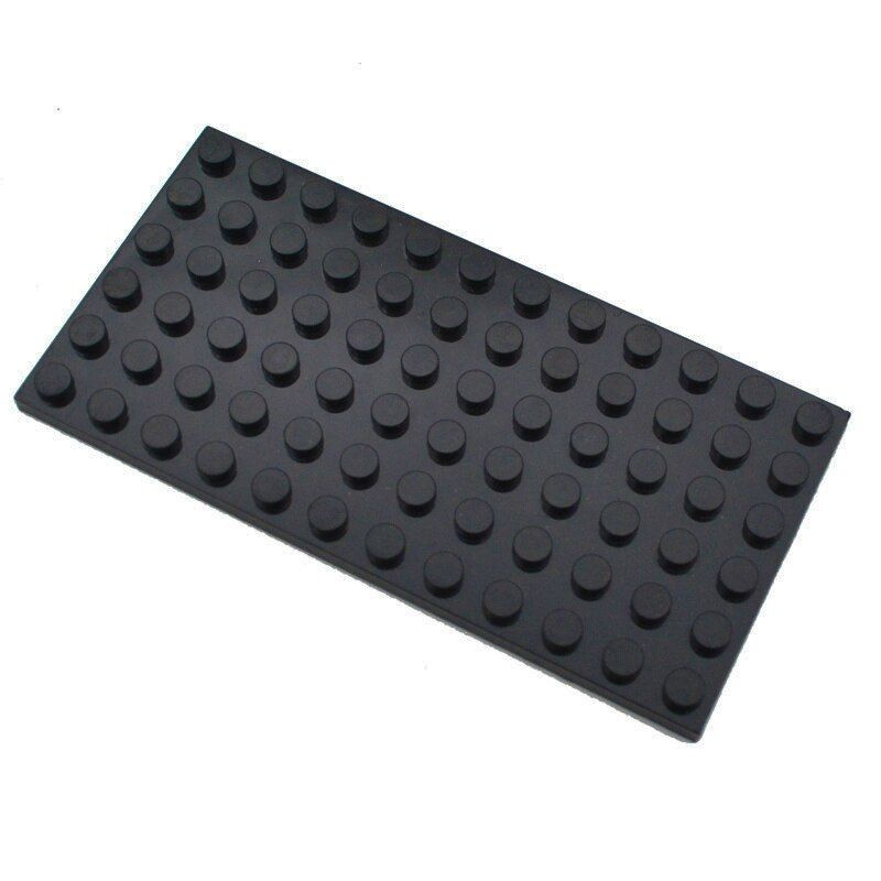 10pcs DIY Building Blocks 6x12 Dots Thin Figures Bricks Educational Creative Size Compatible With 3028 Toys for Children