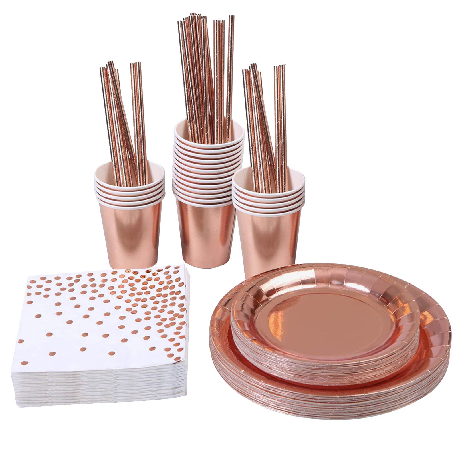 leware Hot Stamping Porle Shiny Disposable Dinnerware