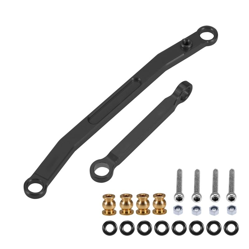 for Axial SCX24 90081 1/24 RC Crawler Car Metal Steering Rod Tie Links Linkage Pull Rod Upgrade Parts Accessories
