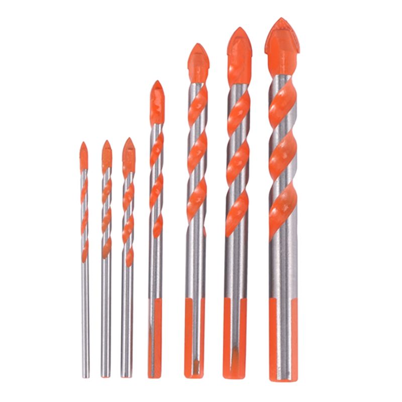 7 Pieces/Set Of Handle Drill Multi-Function Drill Bit Marble Perforator Tile Drill Bit