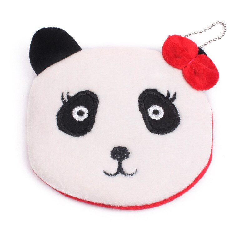 Plush Children Coin Purse Boy Girl Cartoon Blue Stitt Rabbit Bags Cute Funny Coin Bag  zipper Plush Key Bags