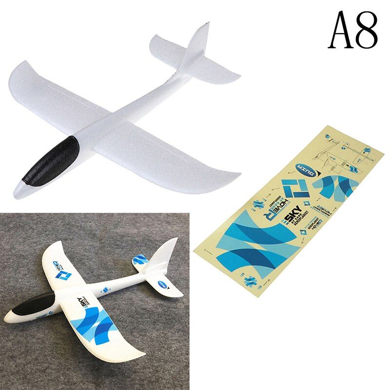 Hot Hand Throw Foam Aircraft Model Flying Glider Planes Resistant Breakout Aircraft Party Game Children Gift Toys Outdoor Fun