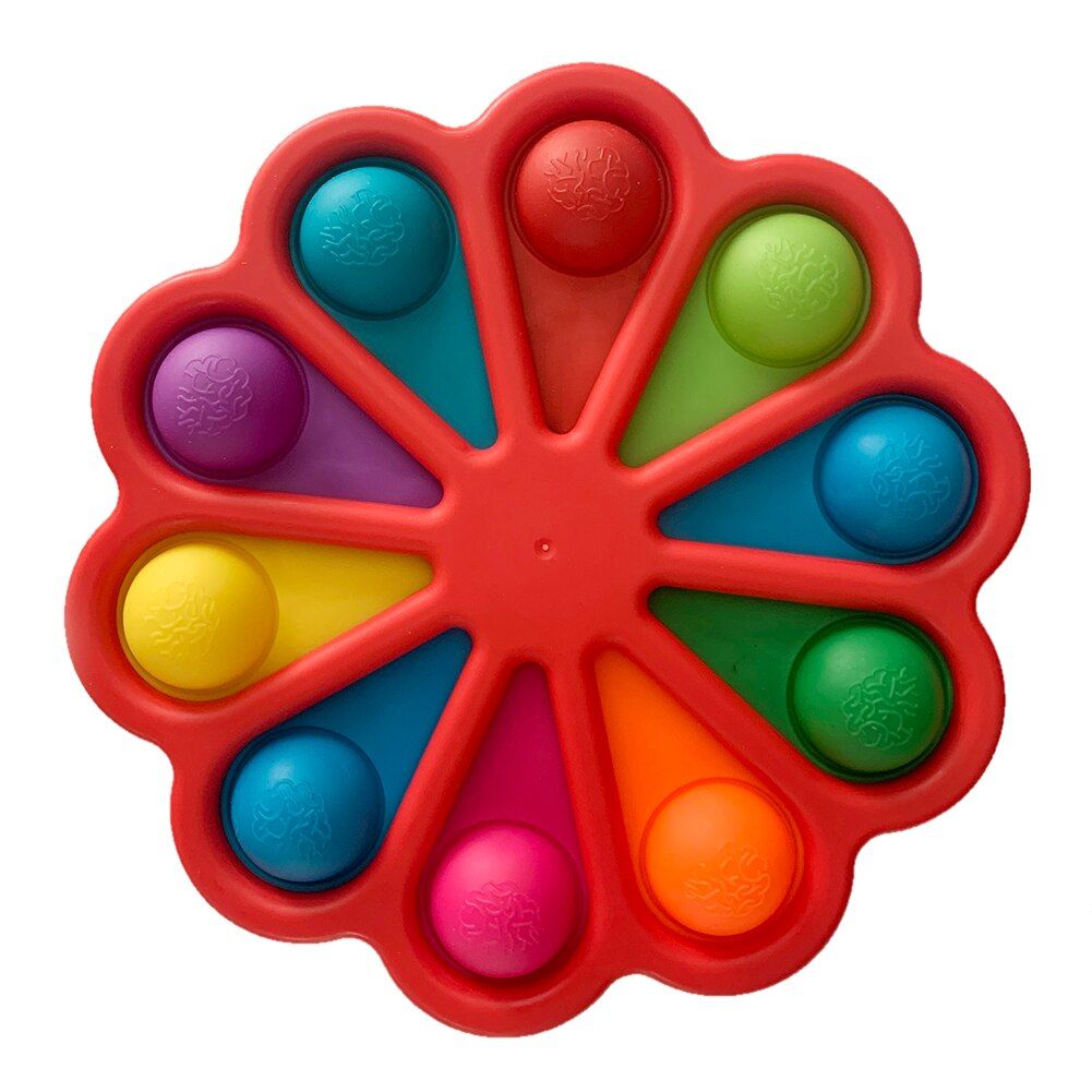 Baby Toys Touch Hand Ball 6PCS/Set Baby Education Development Tactile Senses Massage Textured Multi Ball Kids Shower Bath Toy