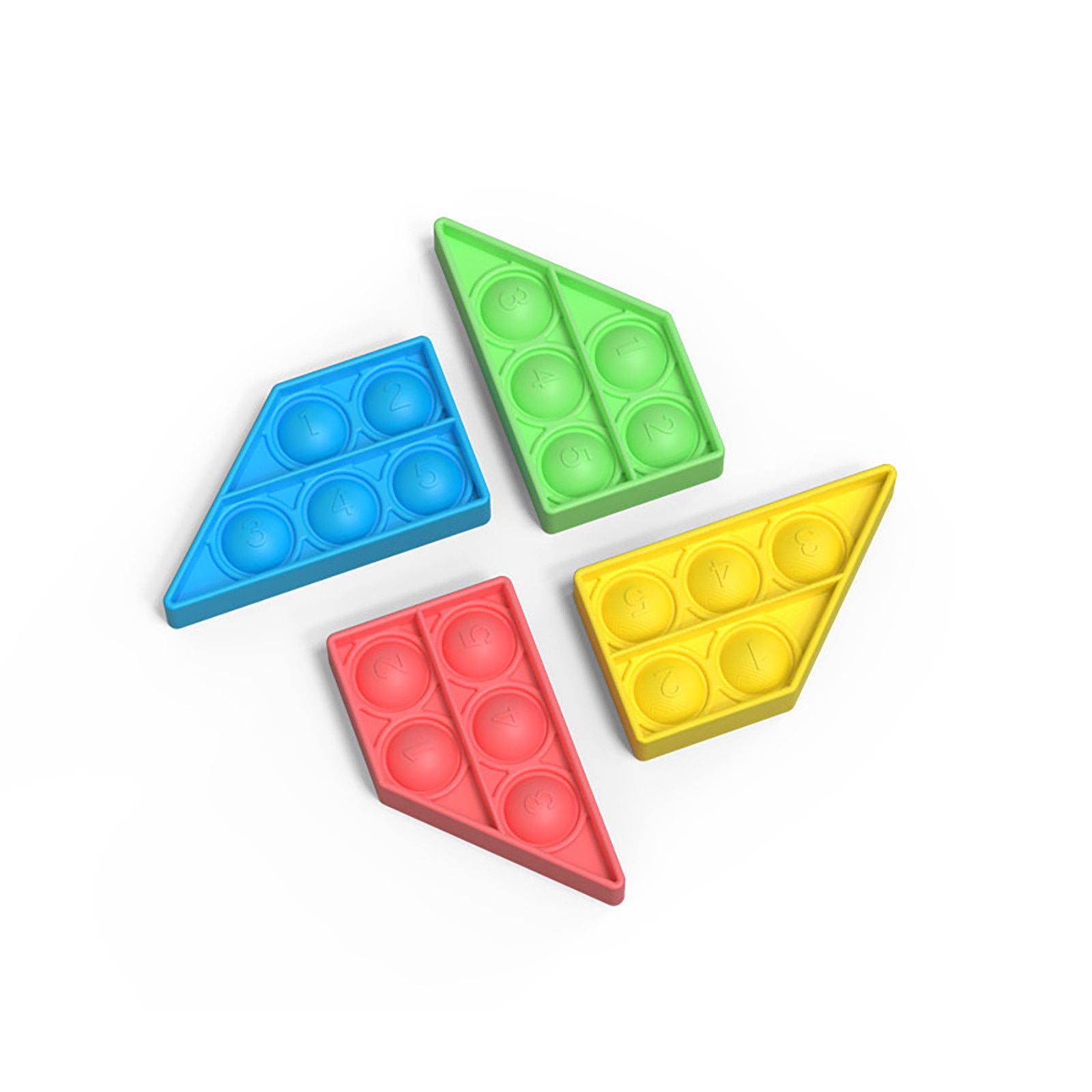 Popet Fidget Reliver Stress Toy Rainbow Push Pop Bubble Sensory Antistress Toy  Children Relieve Autism fіsh Poppet Тоуѕ