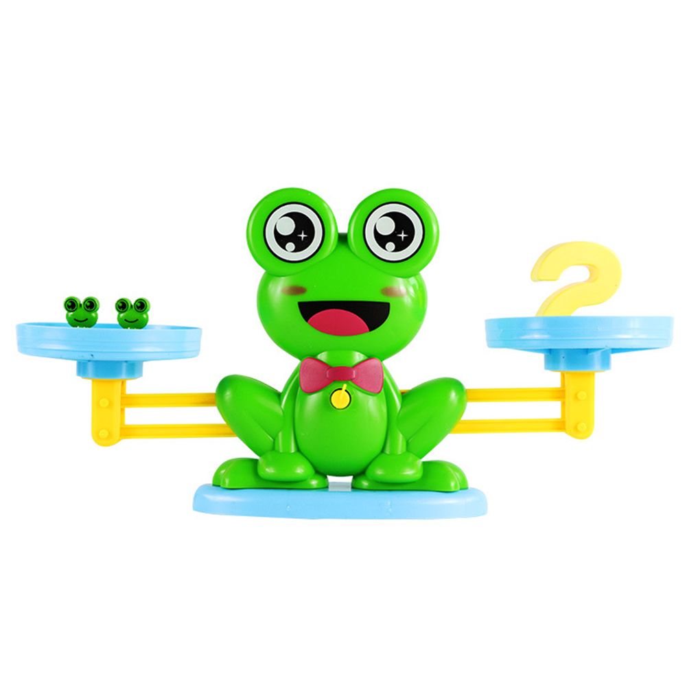 Kids Cute Frog Math Addition Subtrtion Balance Scale Puzzle Game Education Toy