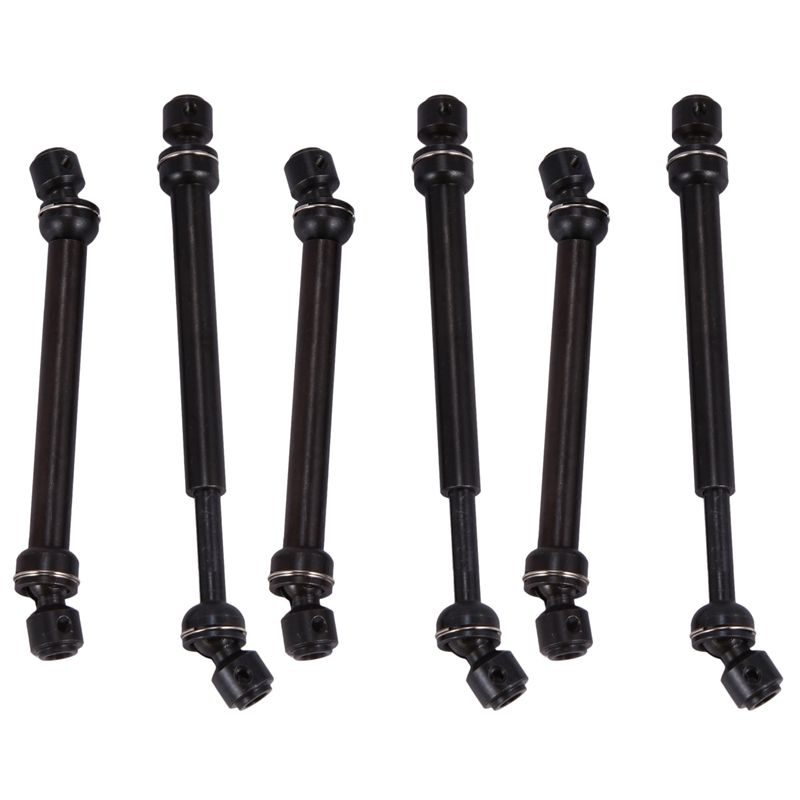 6Pcs 112mm-152mm Heavy Duty Metal Steel Cvd Drive Shaft for Axial Scx10 90046 Rc4Wd Wraith Rc Crawler Car Hop Up Parts