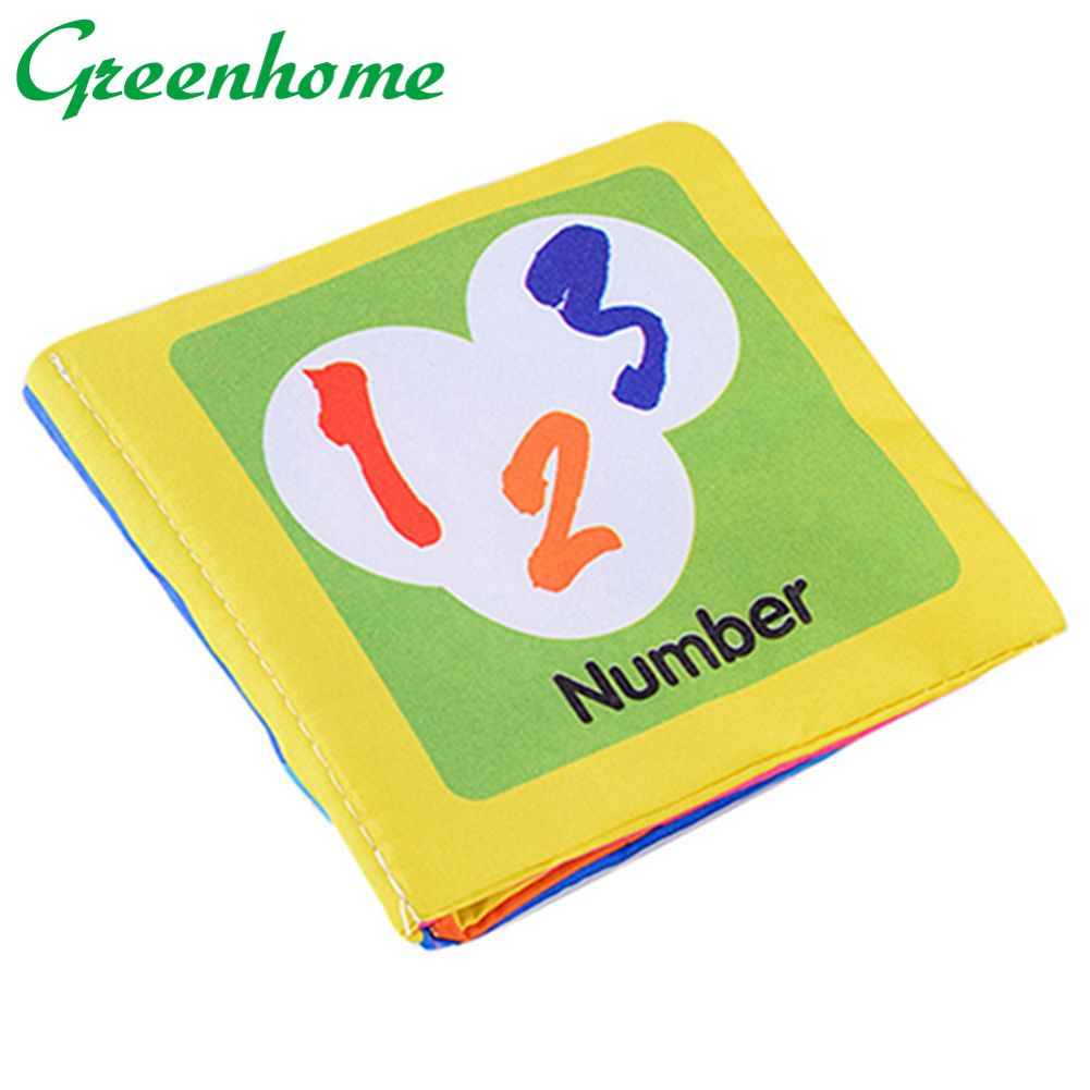 Greenhome Infant Baby Children Kids Intelligence Development Cloth Book Cognize Book Toys