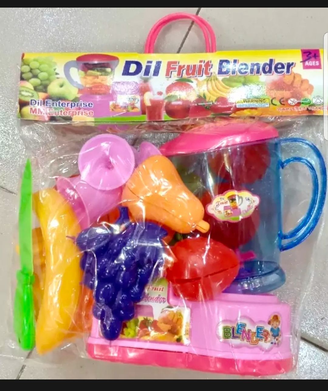 Fruits Blander Set Toys Food Kids