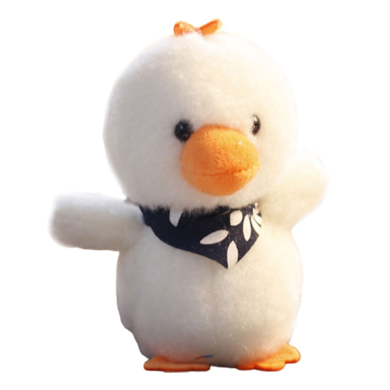 Plush Pendant Lovely Appearance Collectible No Deformation Cartoon Chick Stuffed Doll Keychain Bag Decor