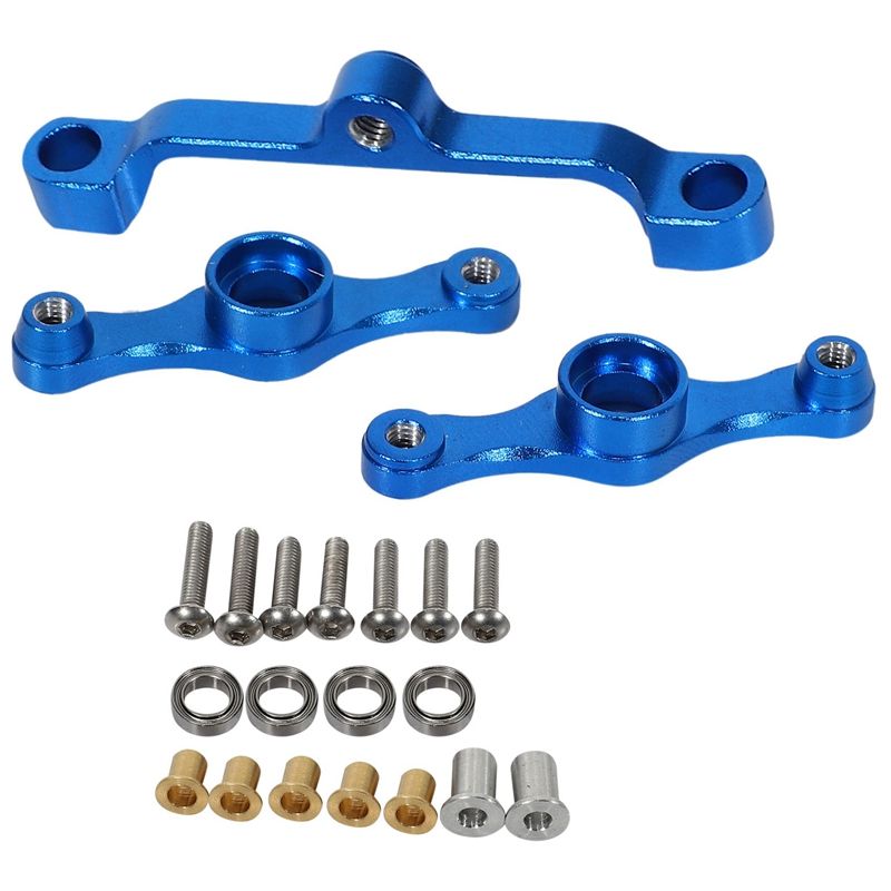 Aluminum Alloy Steering Link Set for Tamiya TT01 TT01E TT01D TT01ED TT-01 Tyep-E 54058 53864 Upgrade Parts