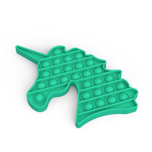Push Bubble Fidget Sensory Pop-It Silicone Squeeze Autism Special Needs Stress Reliever Animal Multicolor Adult Children Toys