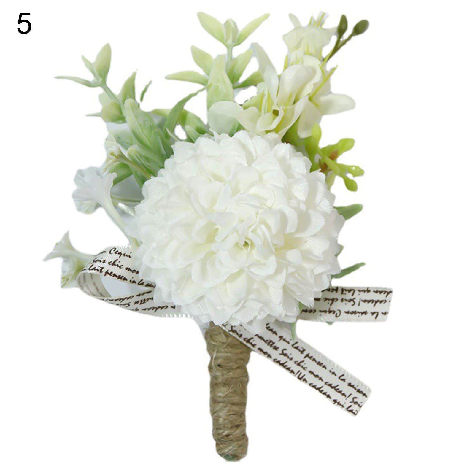 Fake Flower Nice-looking No Withering Bridal Hand Flowers