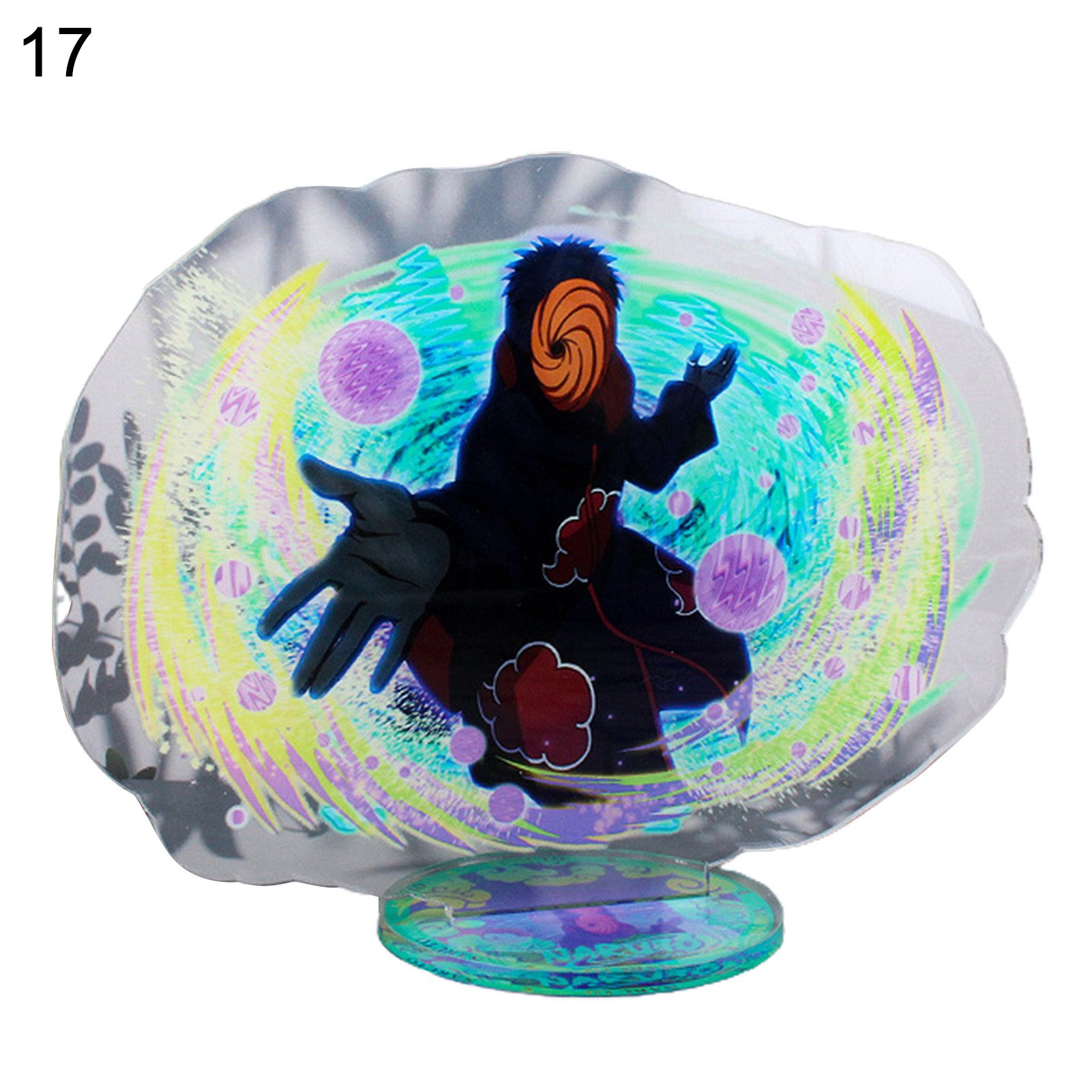 Standing Card Wide Application Smooth Surface Acrylic Anime Naruto Figure Stand for Desktop