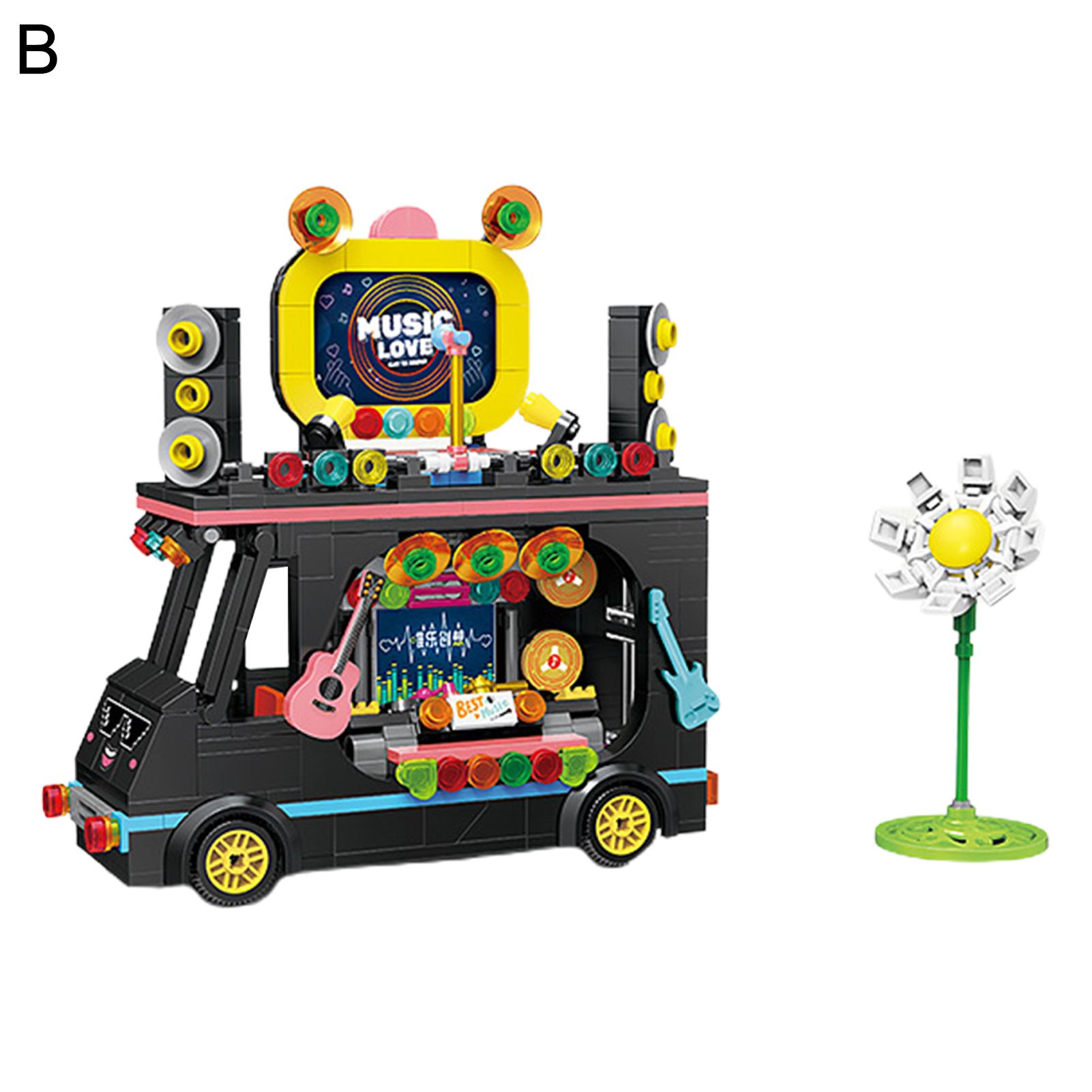 Building Blocks Toy Ornamental ni Colorful City St View Blocks