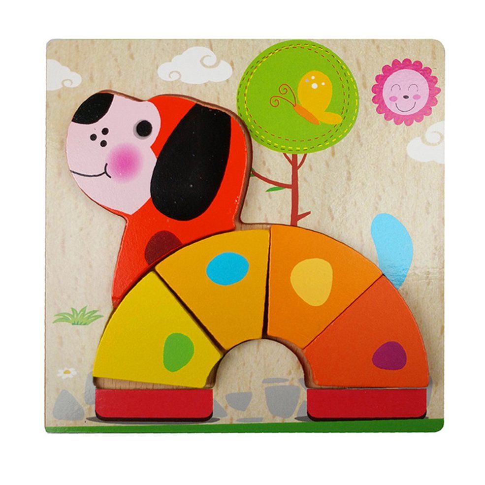 Jigsaw Puzzle Thickening Young Children Baby Wooden Educational Toys