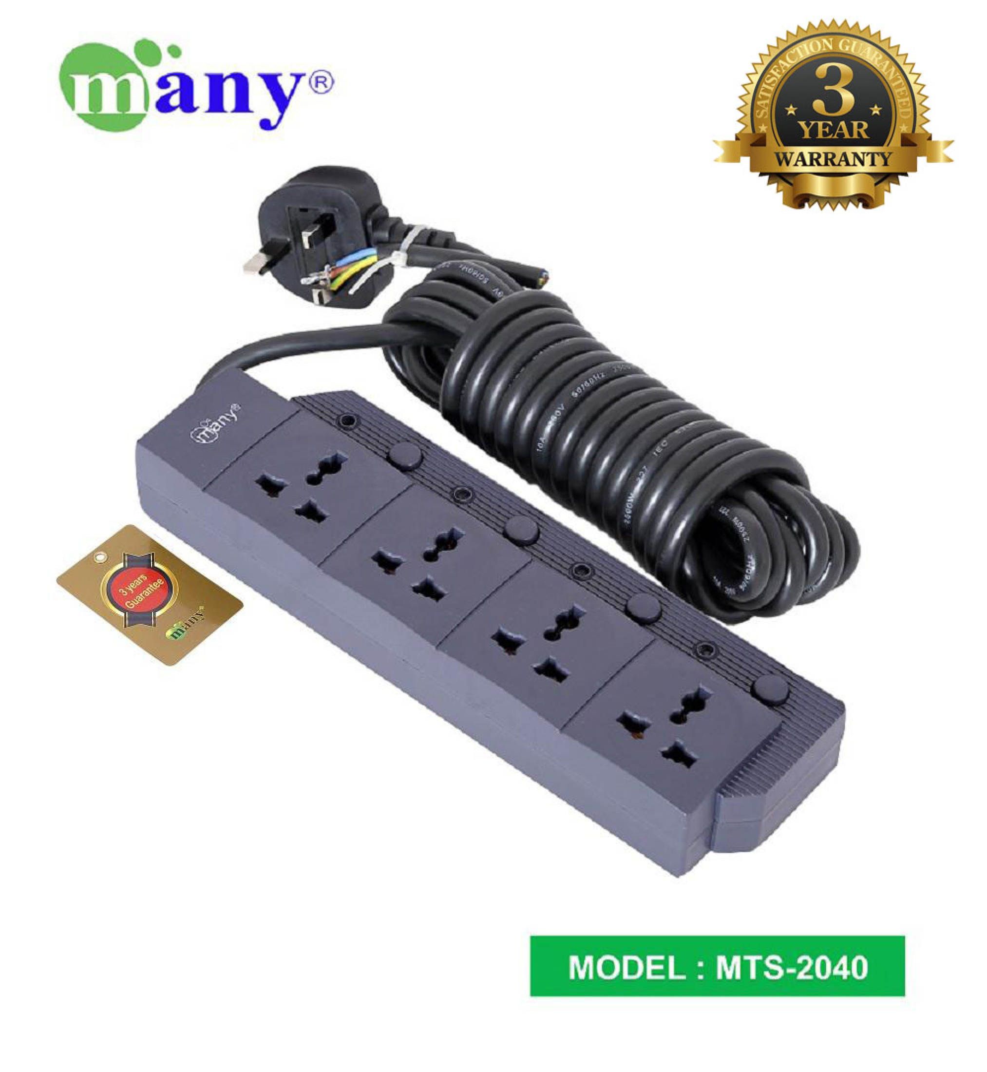 Multiplug,,, Heavy Duty,,, 4 Output,,, Model-MTS-2040.....AHN