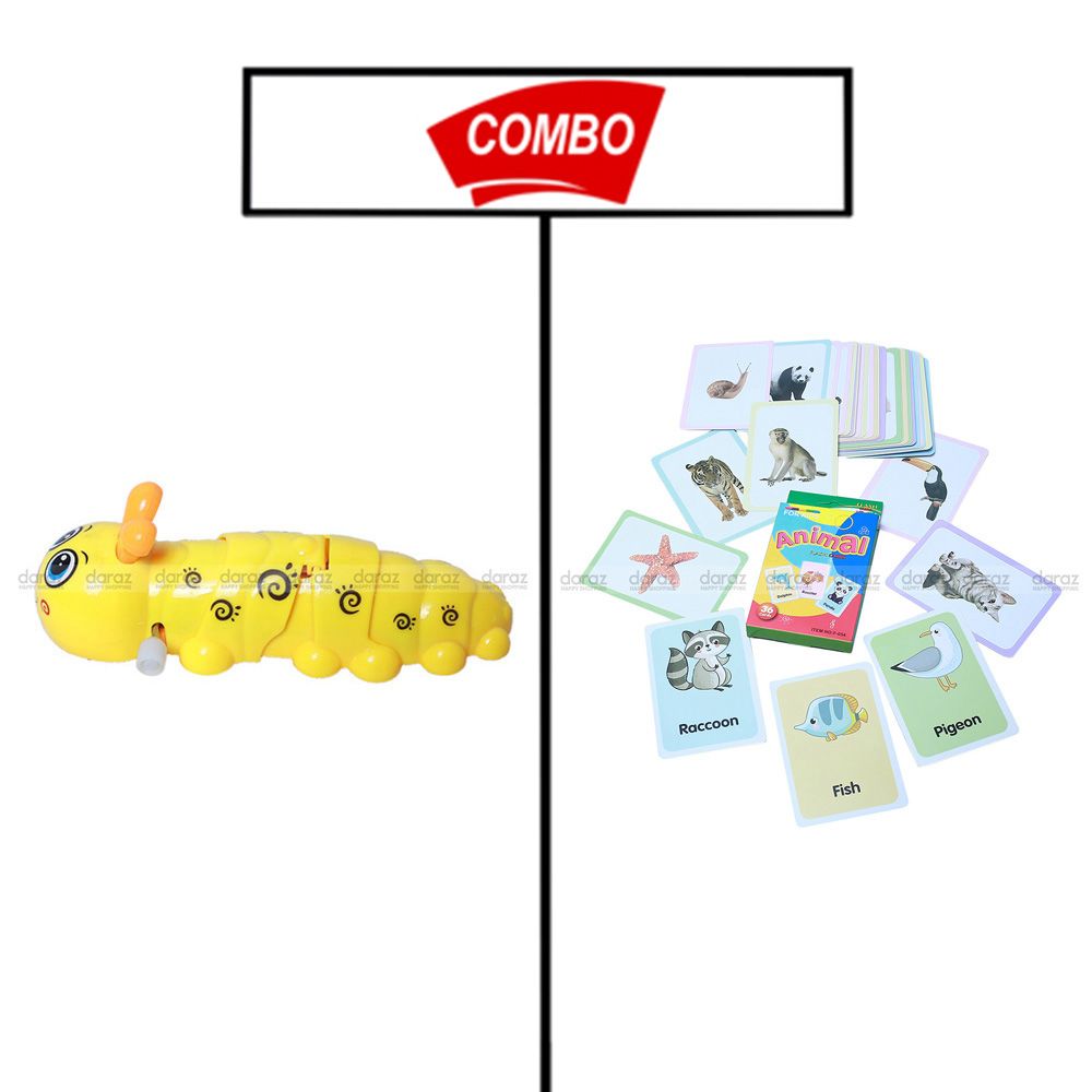 INSECT TOY & ANIMAL CARD COMBO PACK