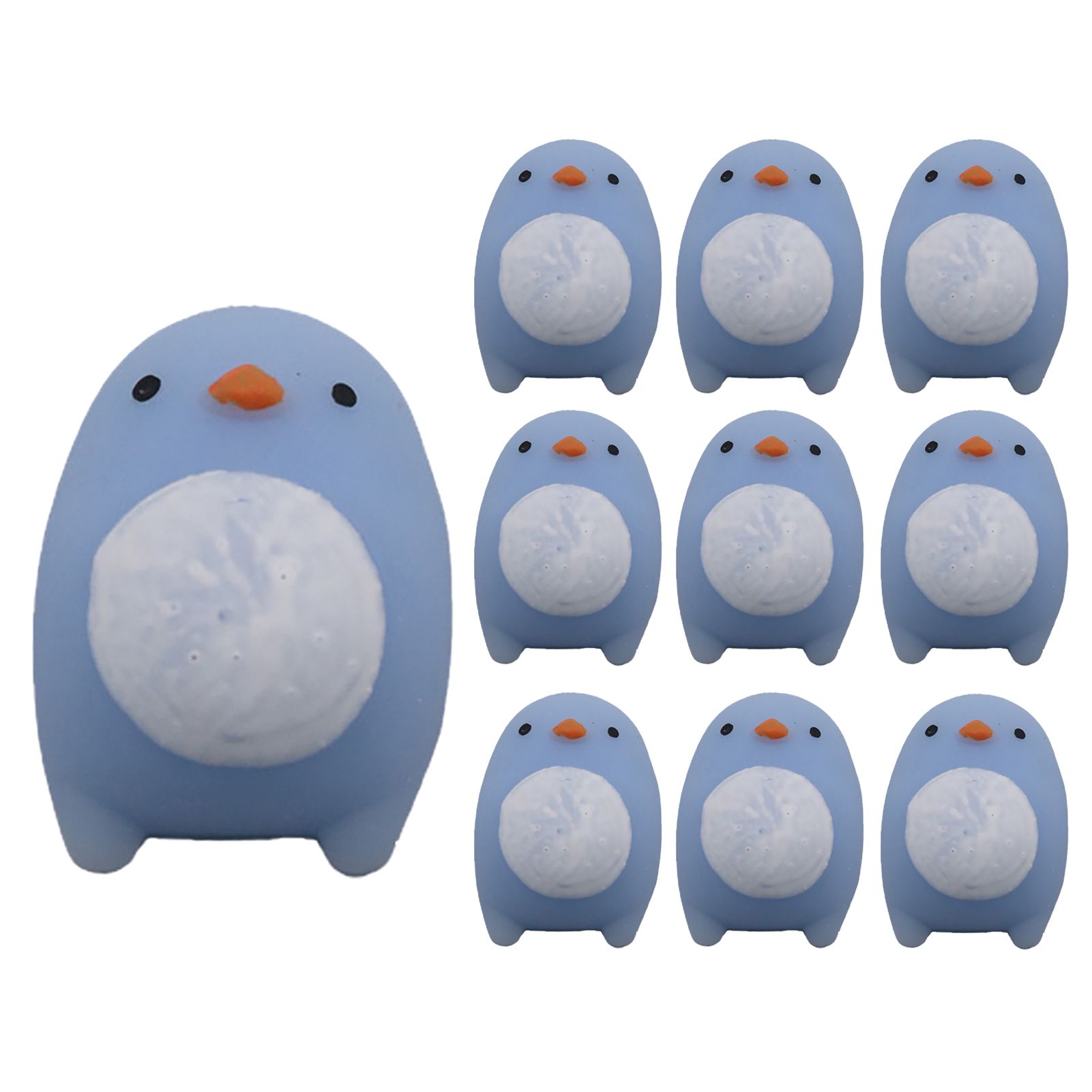 10Pcs Relief Toys Creative Decoration TPR Super Soft Animal Shape Squeeze Toy for Children