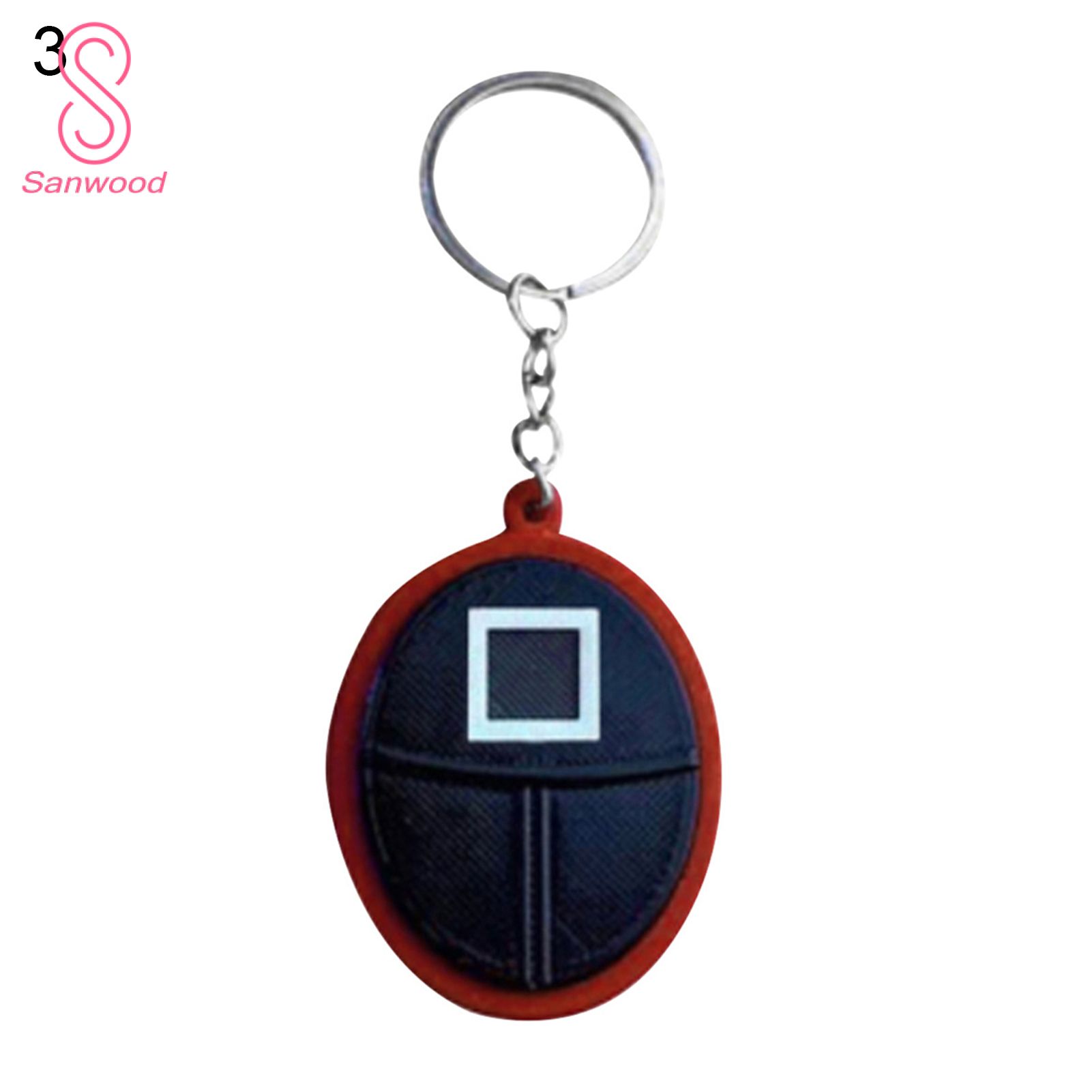 Squid Game Key Ring StySish Creative AcrySic Korean Dramas Squid Game TriangSe Square CircSe Keychain Fans Gift