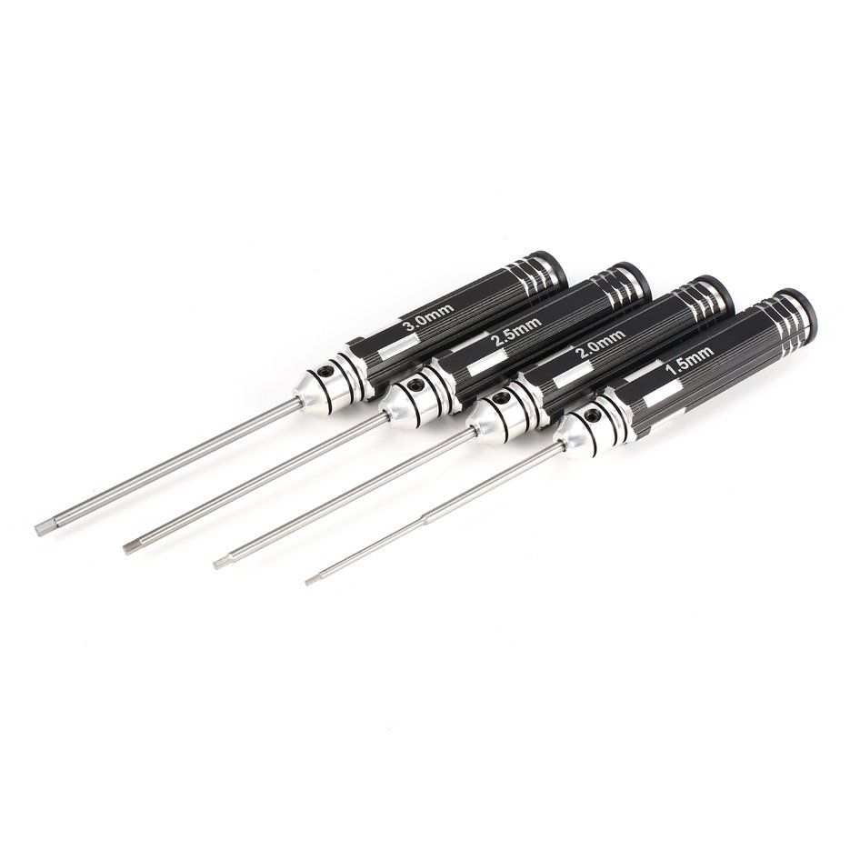4 pcs Hex Screwdriver Set 1.5 2.0 2.5 3.0mm Tools For RC Helicopter Car Model