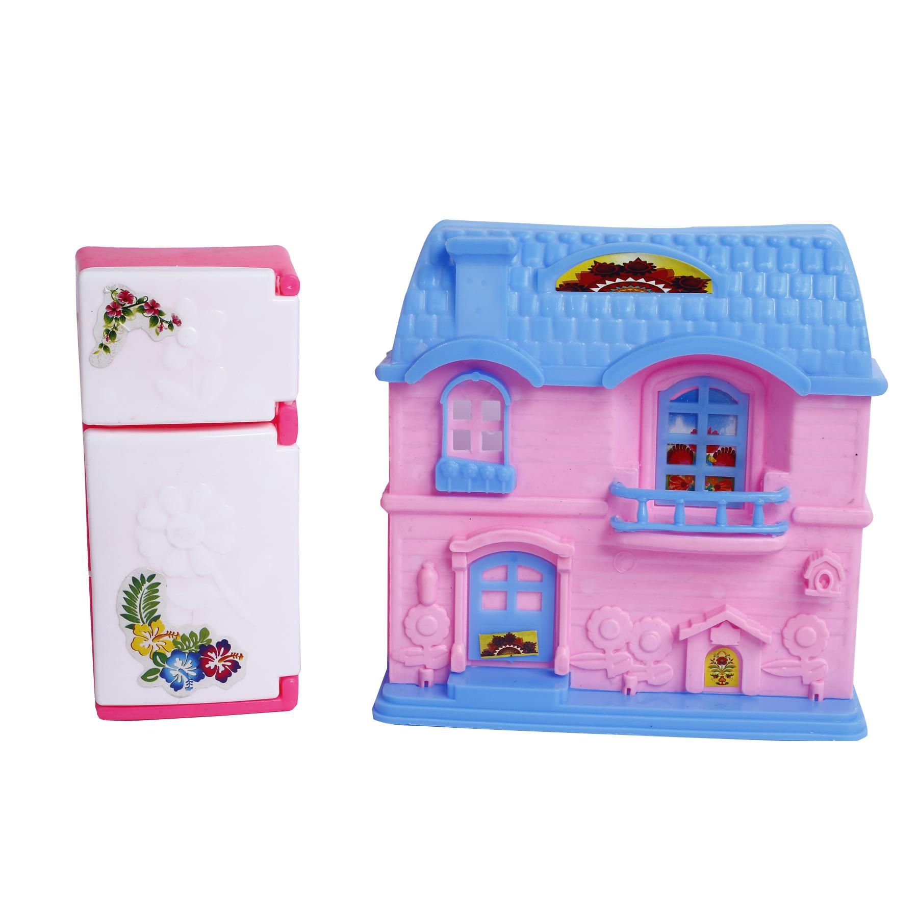 Plastic Baby Toy House Set - Pink