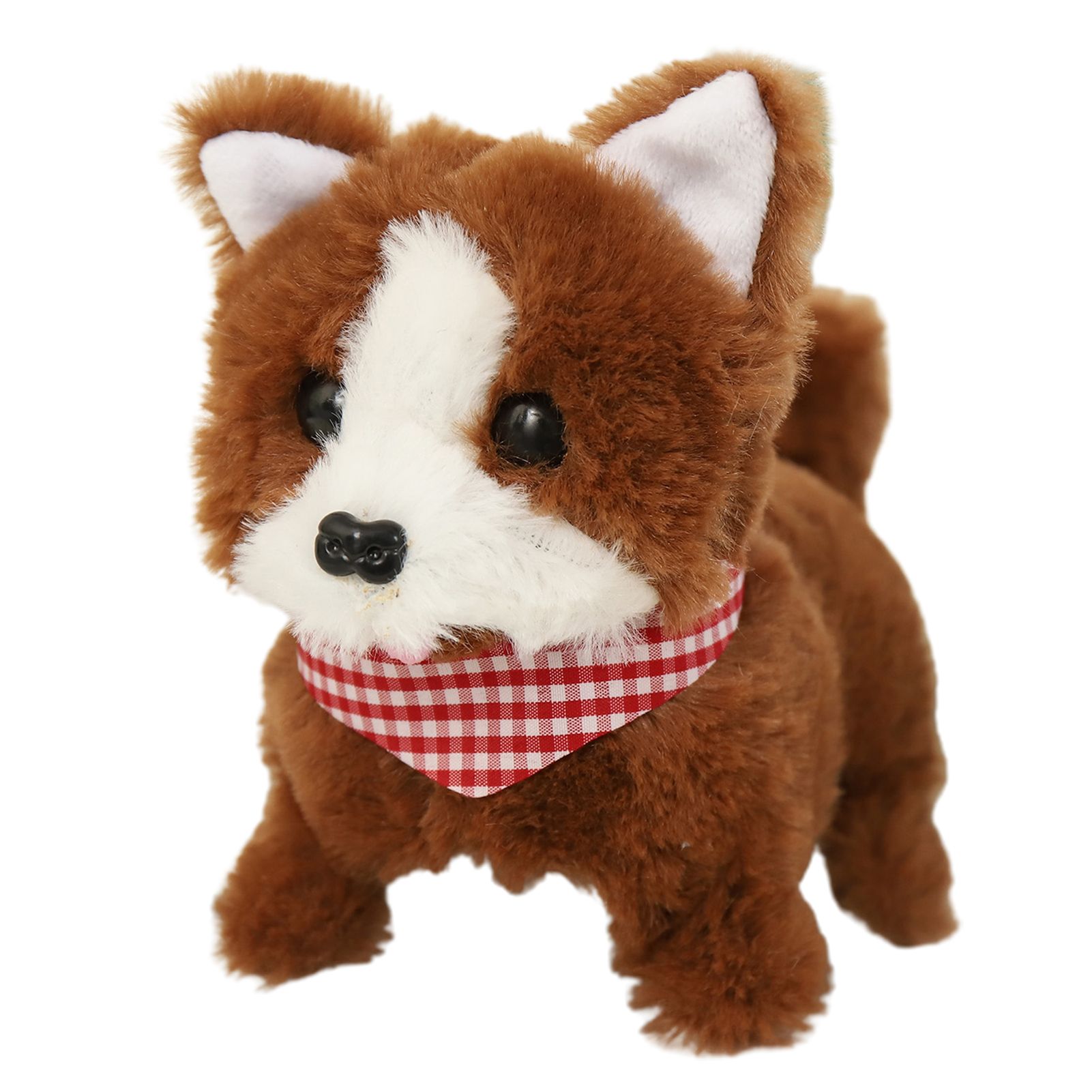 Puppy Plush Toys Cozy Electric Robot Dog Toy with Wag Tail