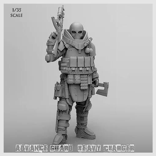 1/35 resin soldier model Russian modern anti-terrorist force Unpainted 19206Y3