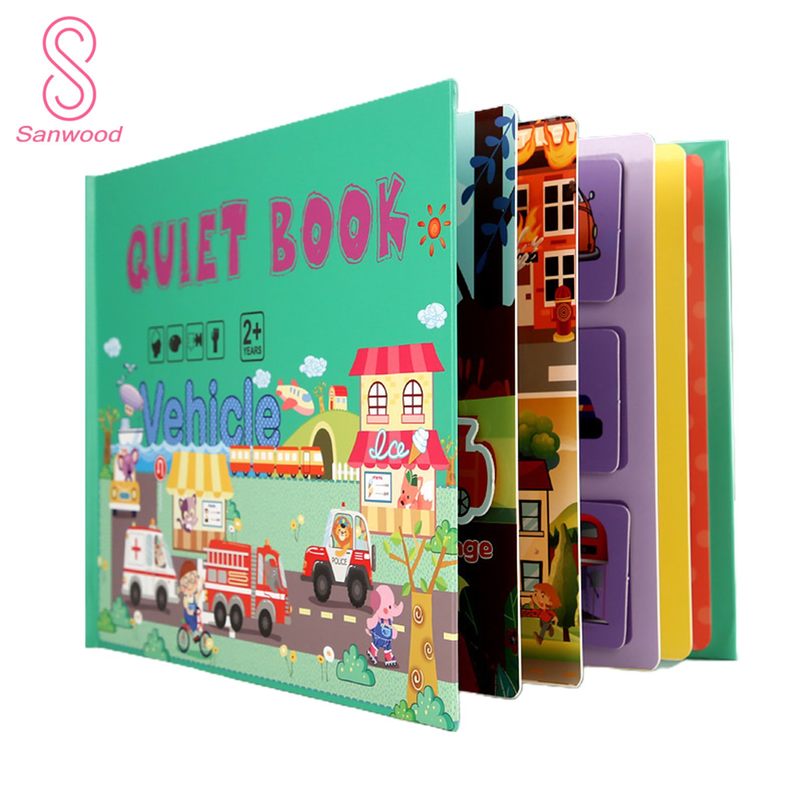 Busy Book Practical Ability Learning Toys Sensory Quiet Board Book