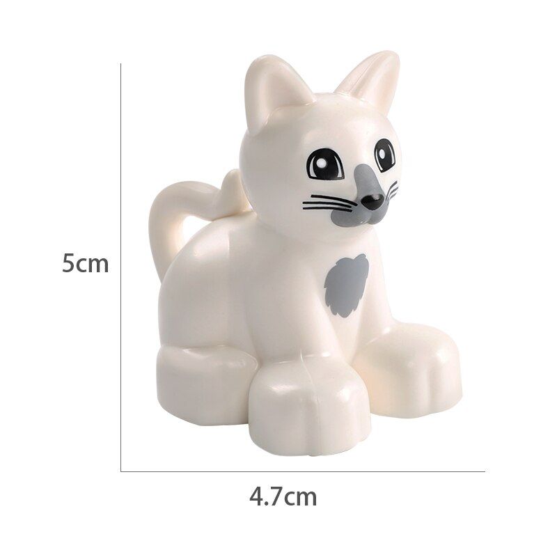 Big Size Building Blocks Toys Compatible Legoing Duploed Toys Panda Animal Educational Anime Blocks Dinosaur Toys For Children