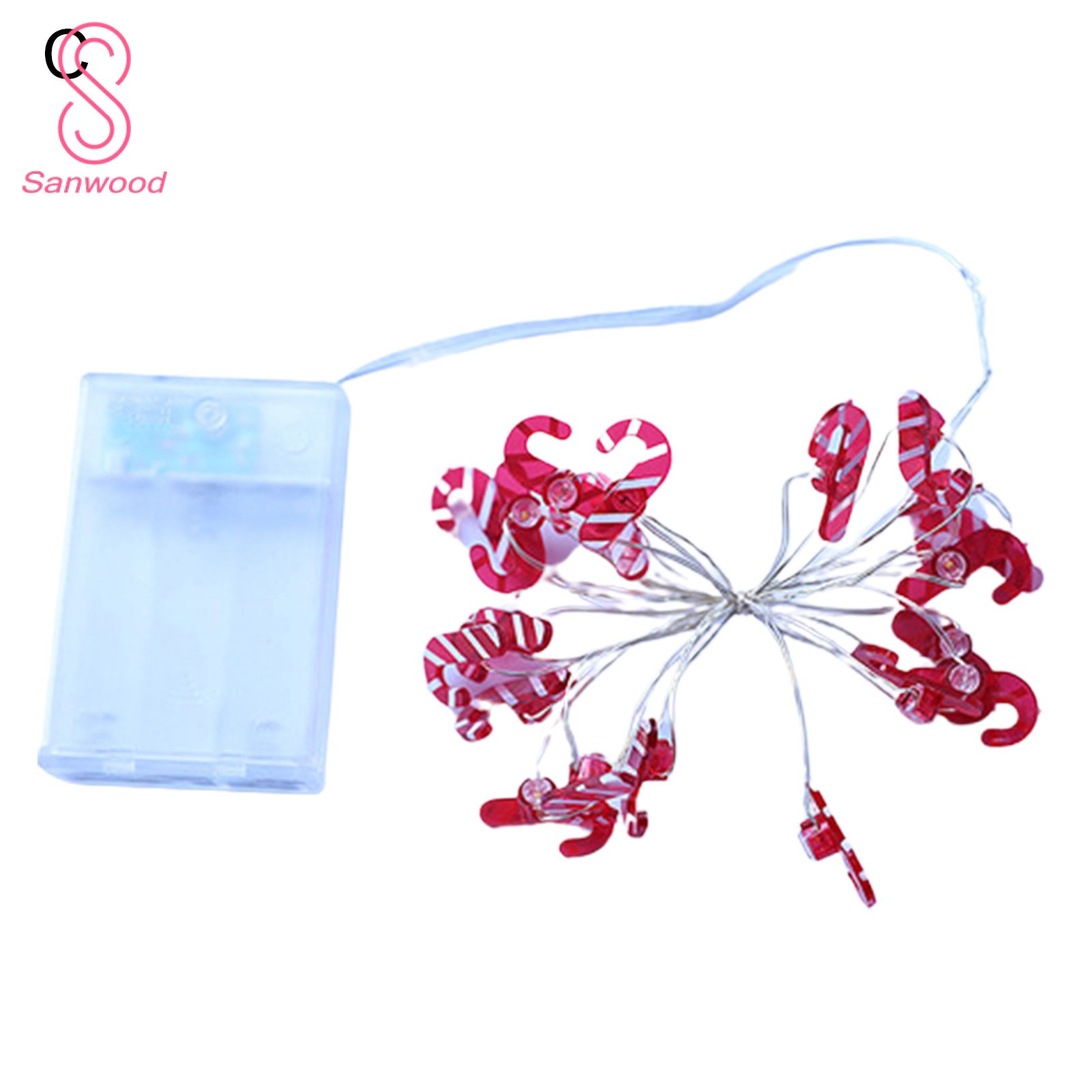 Christmas Light Long Lifespan Santa Claus Snowflakes Lantern Lights Decor