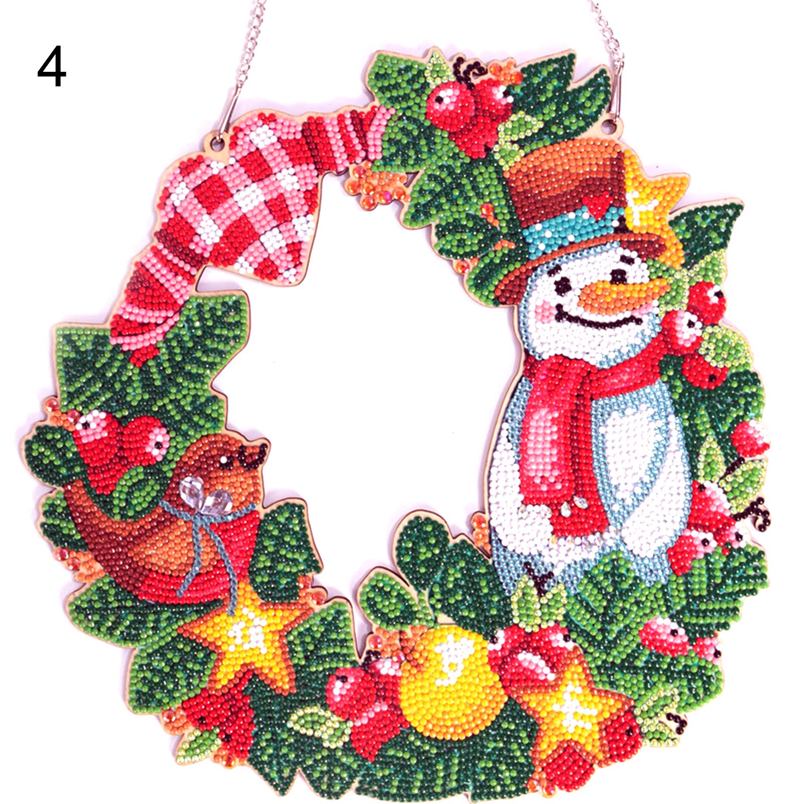 Wooden Ornament Multi-purpose Christmas Themed DIY Hanging Ornament