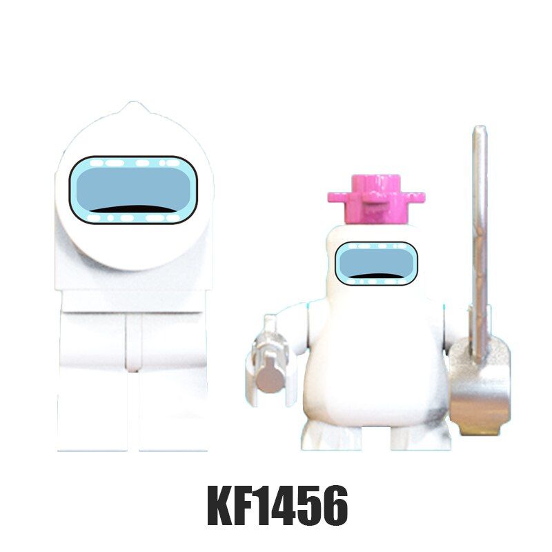 In Stock Among Us Min Building Blocks Game Series Figures Space Alien Peluche Avata Classic Educational Toys Kids KF6133 KF6130