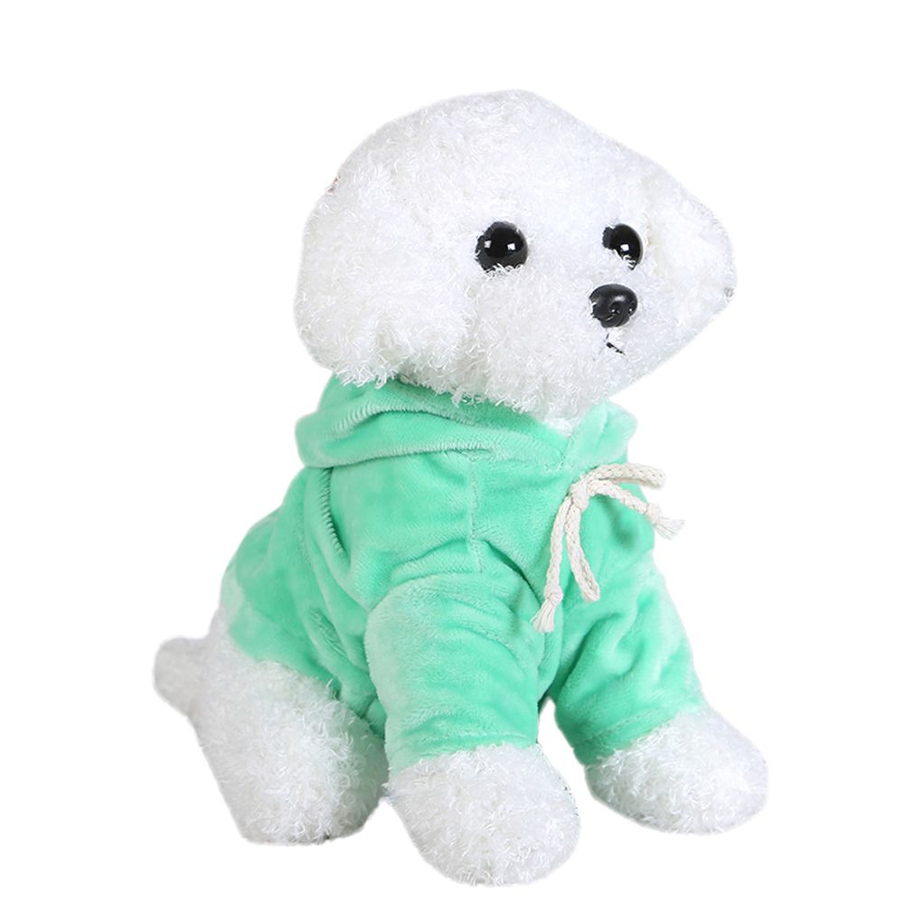 Simulation Curly Hair Poodle Dog Puppy Stuffed Plush Doll Home Sofa Bed Decor
