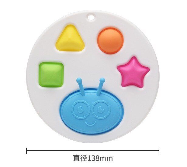 Simple Keyring Fidget Toy Finger Exercise Montessori busy board Toys Colorful Push Pops Montessori Fidget Toys for Baby Adult