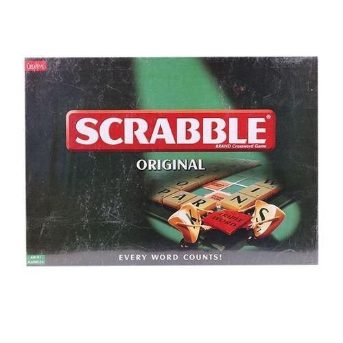 Plastic Scrabble Toy Game - Multi Color