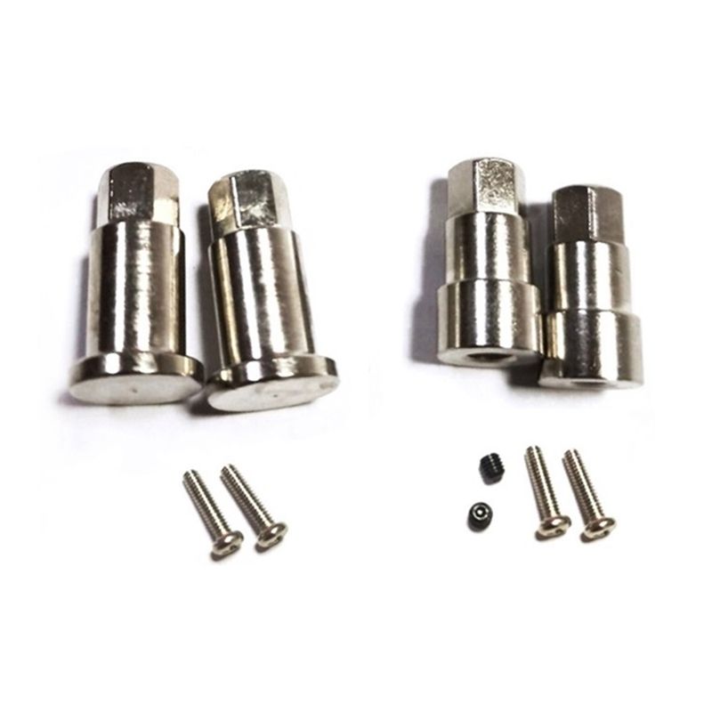 2 Set D12 5mm Shortened Combiner Wheel Hub Hex Adapter Upgrades Accessories for WPL D12 1/10 RC Car Parts,1 & 2